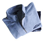 Embroidered Quater-Zip Sweatshirt (Quarter-Zip Fleece Sweatshirt, Discraft Logo (Front))