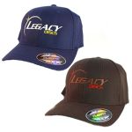 Flex-Fit Baseball Cap (Baseball Cap, Legacy Discs Logo (Front) and Play with Confidence (Back))