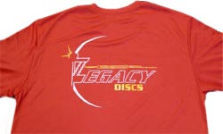 Rapid Dry T-Shirt (Rapid Dry T-Shirt, Legacy Discs Logo (Front) and Play with Confidence (Back))