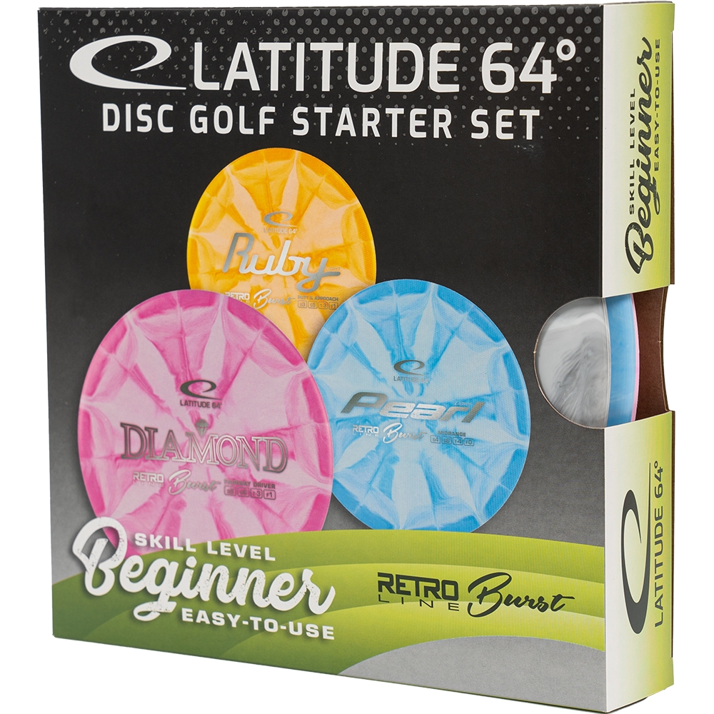 Beginner Retro Burst Disc Golf Set