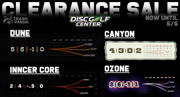 DiscoGolf Center Clearance Sale Ends Friday!