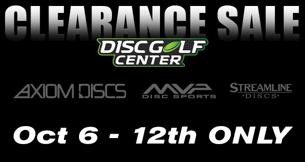 Clearance Sale from October 6th-12th!