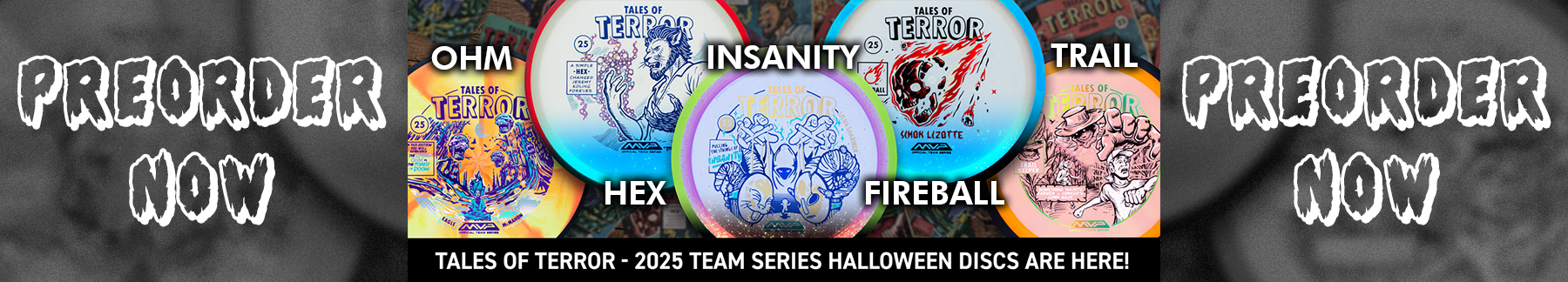 Preorder MVP Tales of Terror Halloween Discs today!