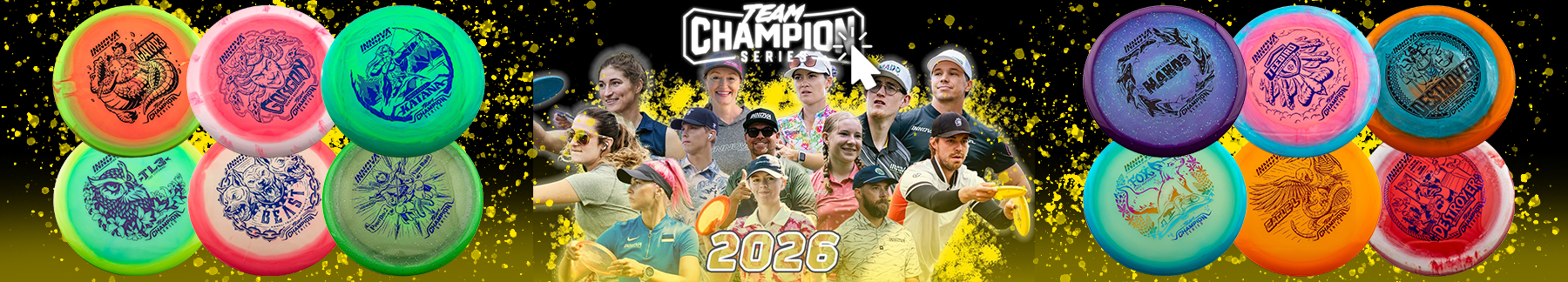 Innova Disc Golf Team Champion Series 2026 available now!