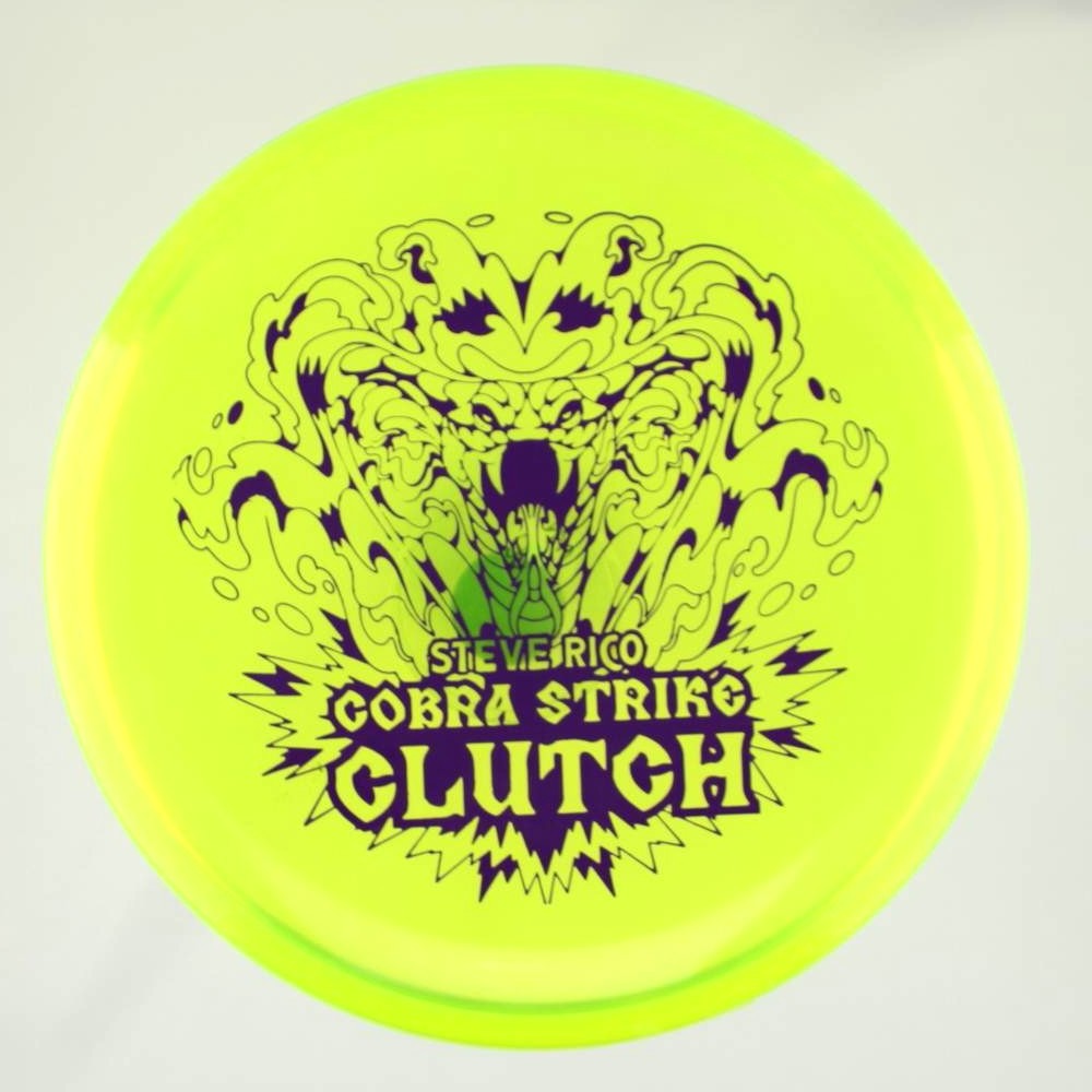 Clutch - Steve Rico Cobra Strike Stamp - Yellow - 176.8 gm -  Disc ID: 356980