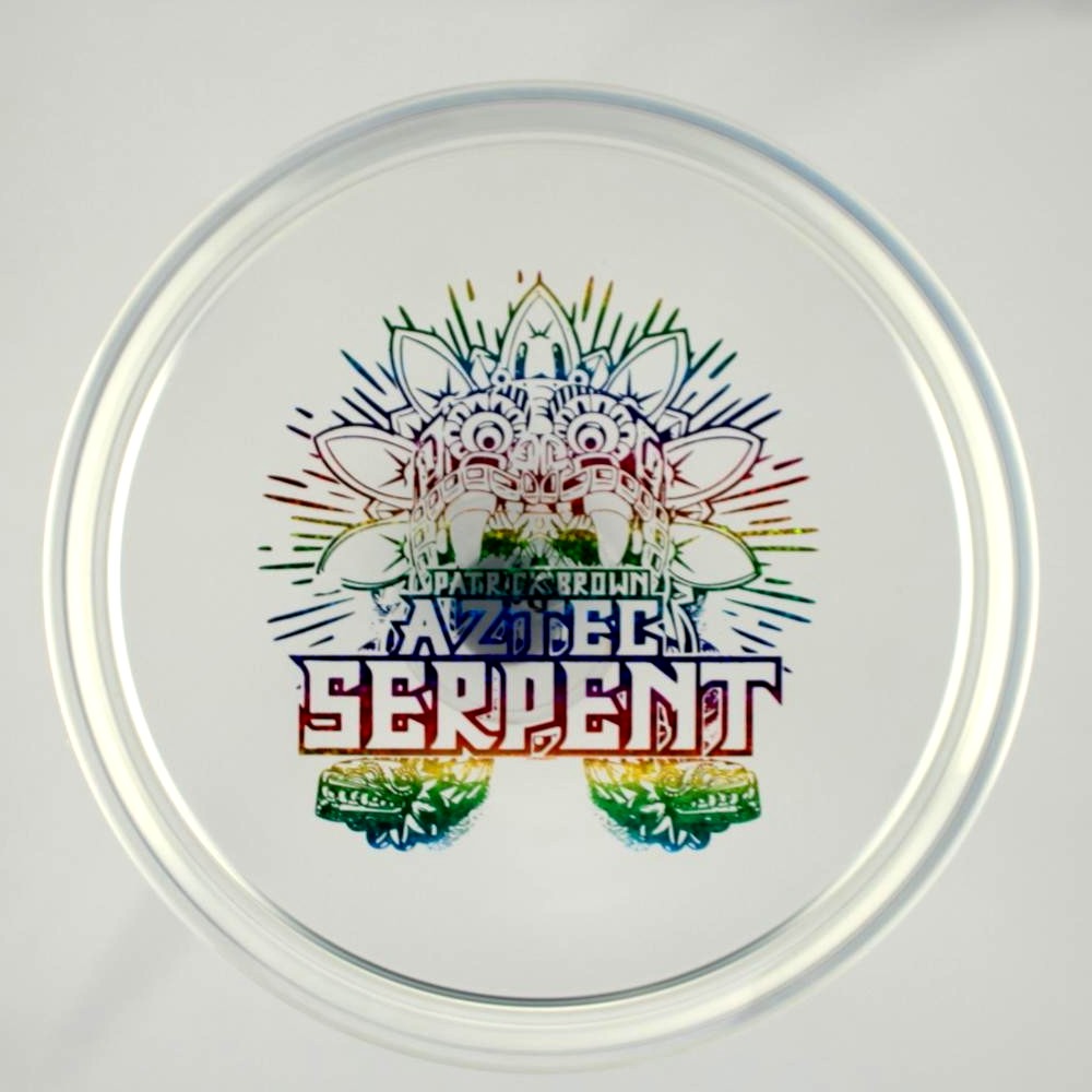Badger - Patrick Brown Aztec Serpent Stamp - Clear - 174.2 gm -  Disc ID: 357008