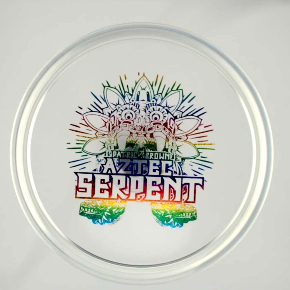 Badger - Patrick Brown Aztec Serpent Stamp - Clear - 174.8 gm -  Disc ID: 357011