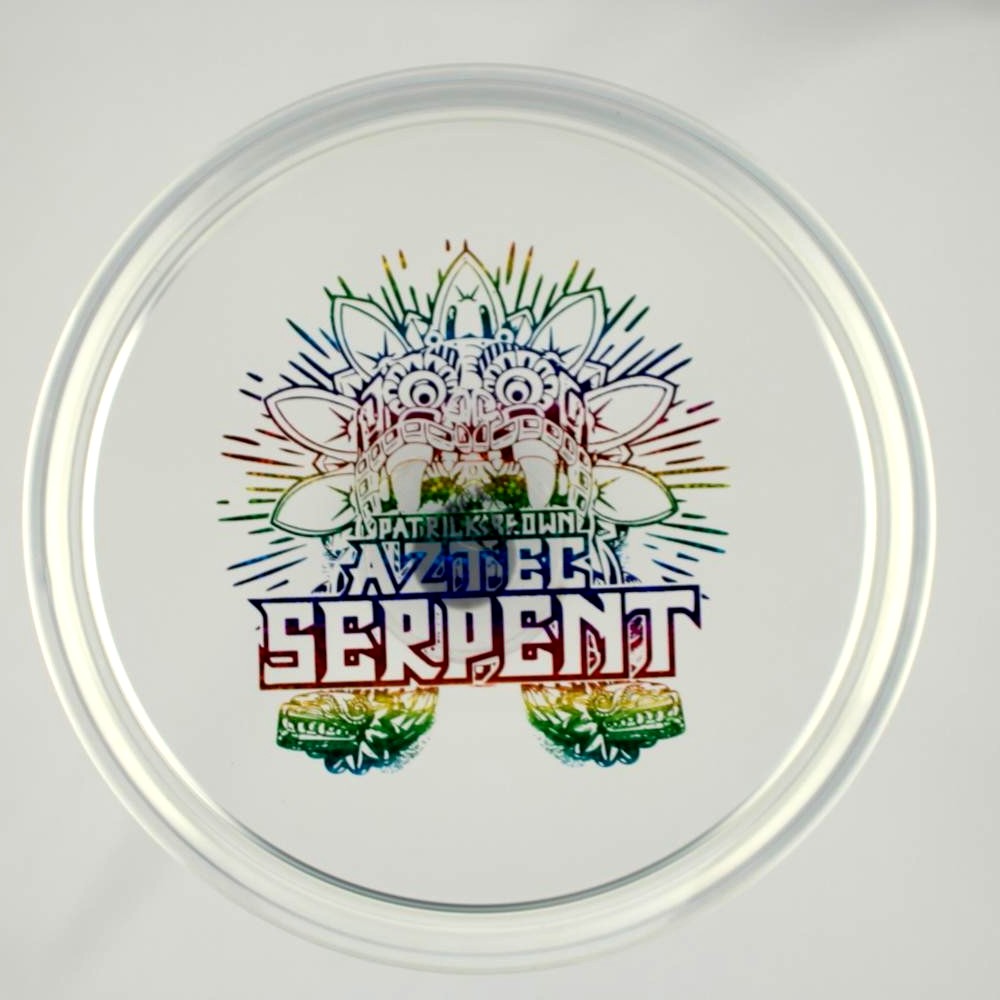 Badger - Patrick Brown Aztec Serpent Stamp - Clear - 172.9 gm -  Disc ID: 357039