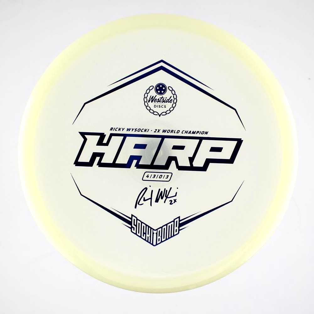 Harp - 2x Ricky Wysocki Sockibomb Stamp - Cream - 173.8 gm -  Disc ID: 414086