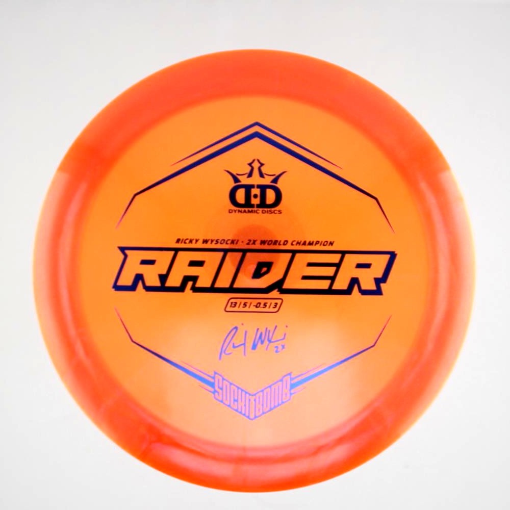 Raider - 2x Ricky Wysocki Sockibomb Stamp - Orange - 176.6 gm -  Disc ID: 420838