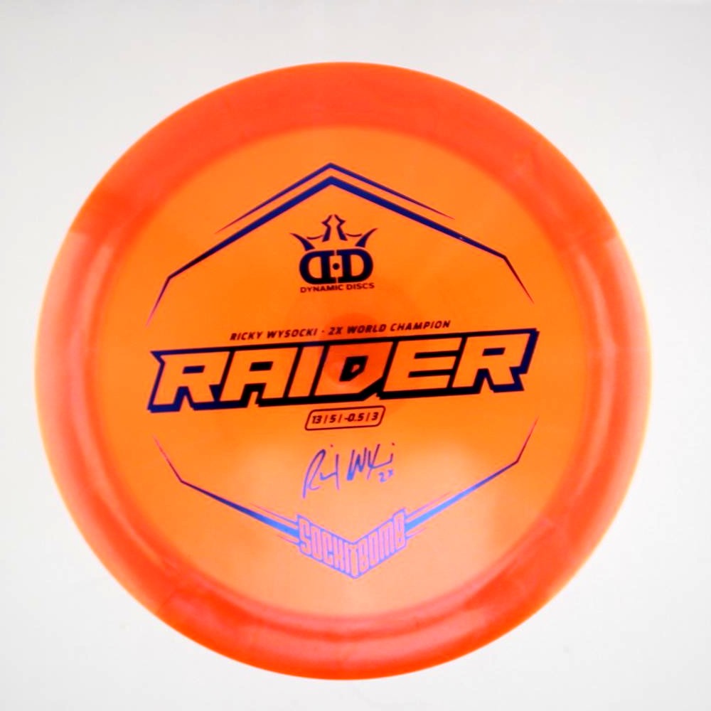 Raider - 2x Ricky Wysocki Sockibomb Stamp - Orange - 177.0 gm -  Disc ID: 420839