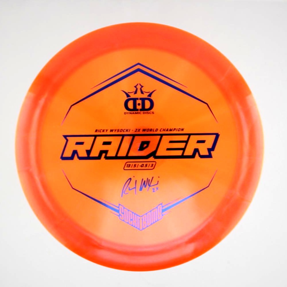 Raider - 2x Ricky Wysocki Sockibomb Stamp - Orange - 176.2 gm -  Disc ID: 420846