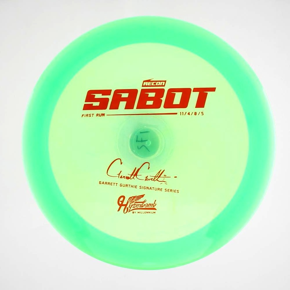 Sabot - First Run - Lt. Green - 173.1 gm -  Disc ID: 425375