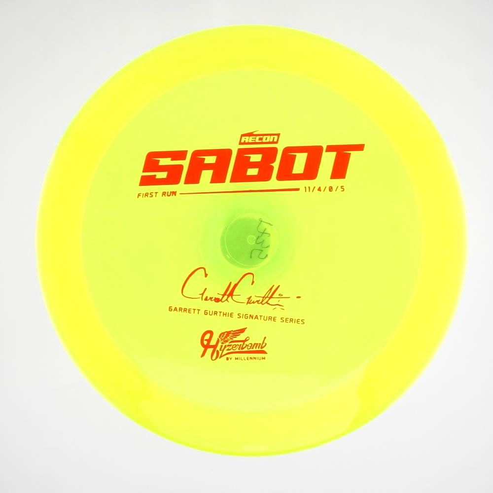 Sabot - First Run - Yellow - 174.9 gm -  Disc ID: 425404