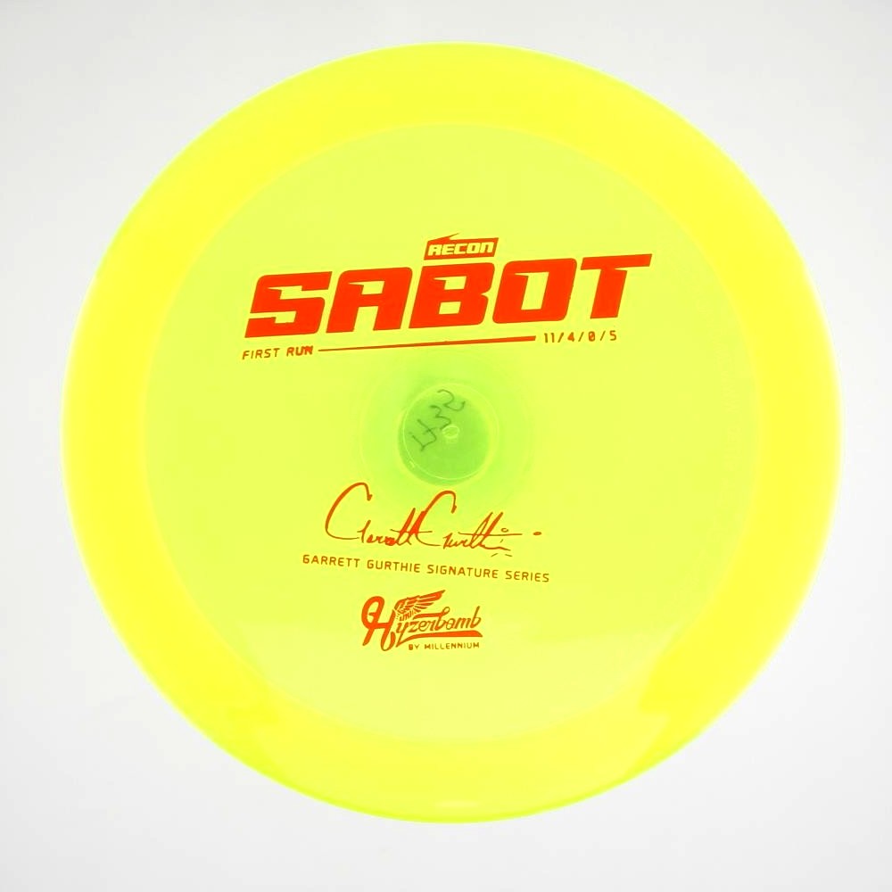 Sabot - First Run - Yellow - 173.5 gm -  Disc ID: 425405