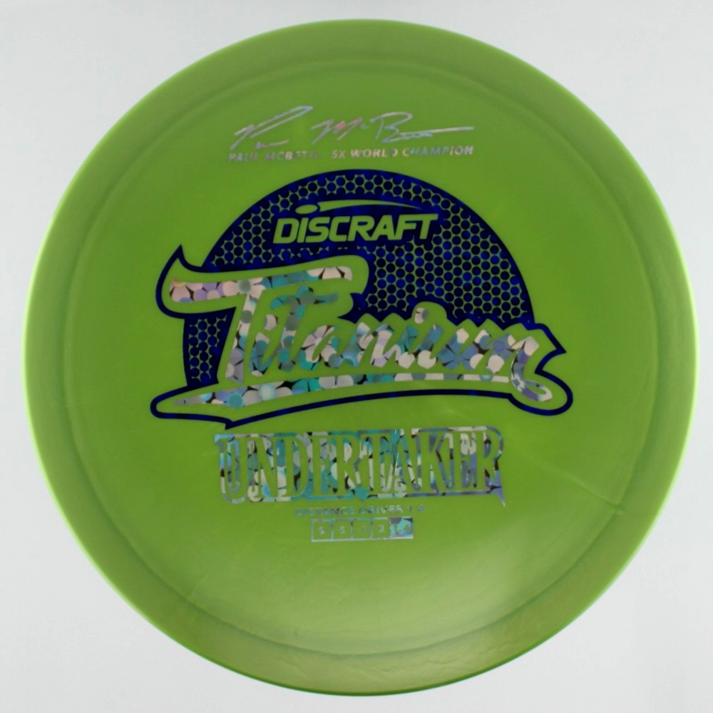 Undertaker - 5x World Champion Paul McBeth - Lt. Green - 175.5 gm -  Disc ID: 445753
