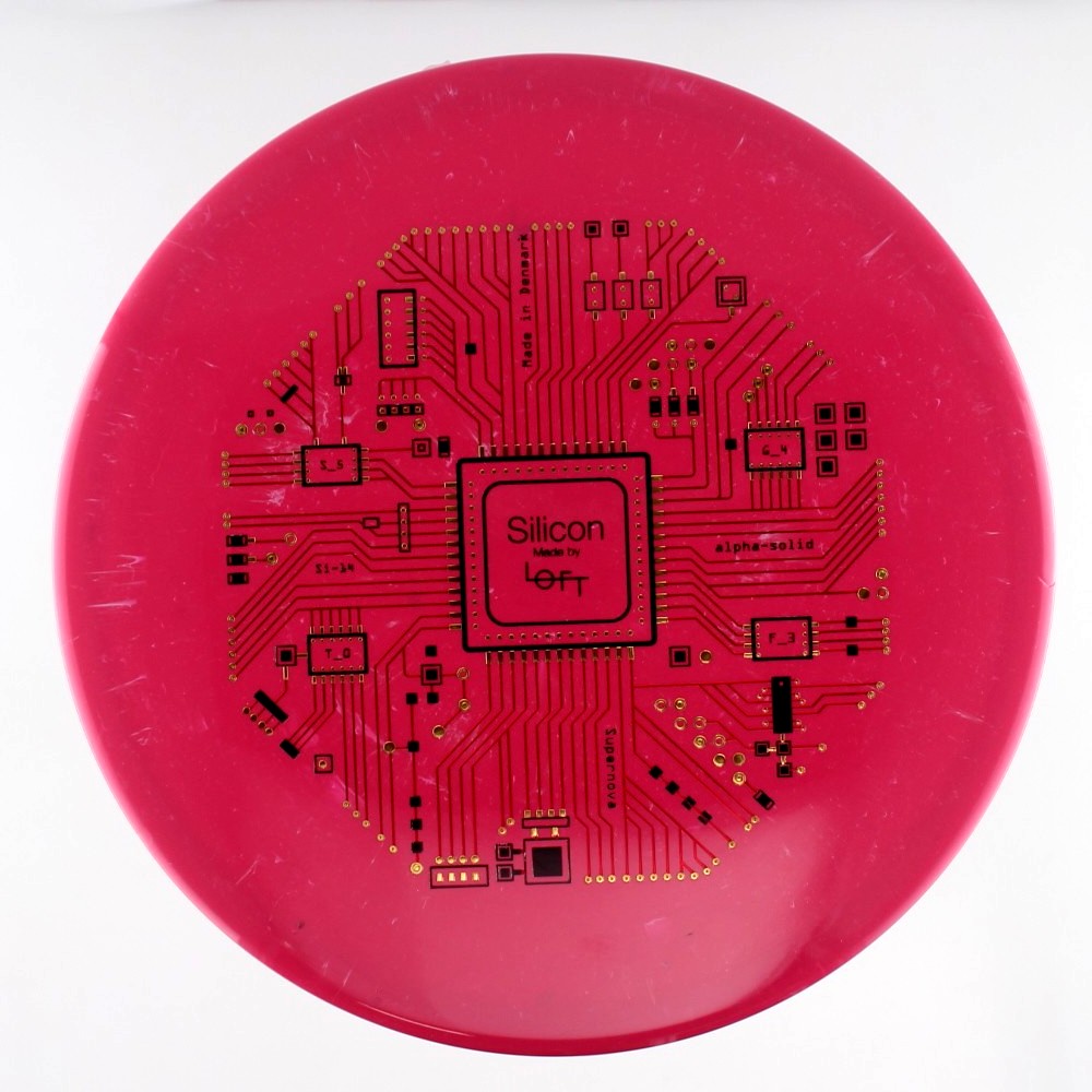 Silicon - Triple Stamp - Pink - 180.1 gm -  Disc ID: 471616