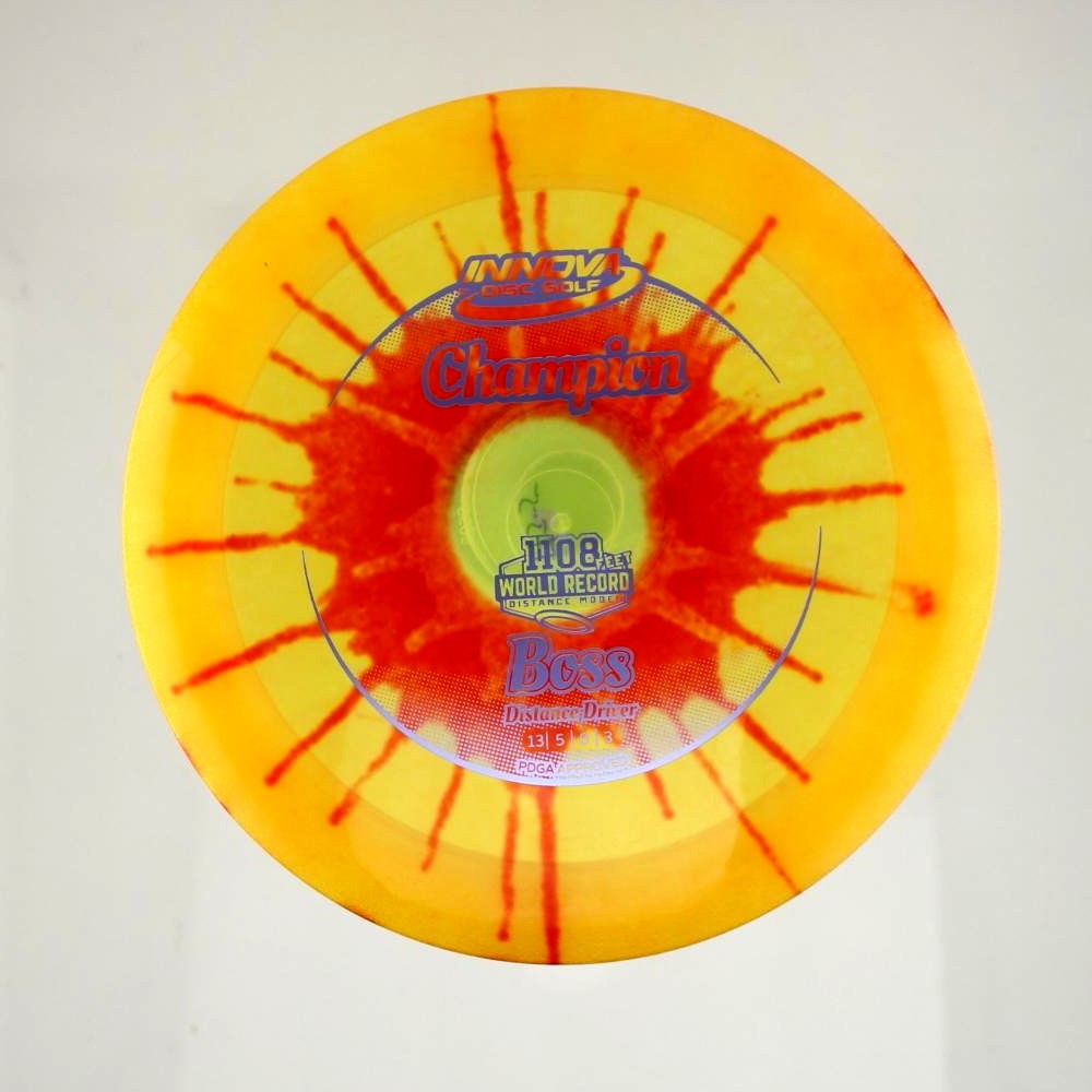 Boss - 1108 feet World Distance Record - Unique - 175.5 gm -  Disc ID: 492324