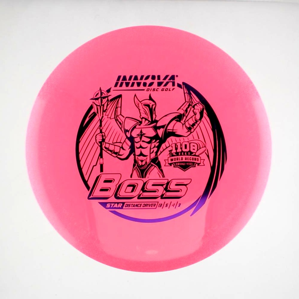Boss - 1108 feet World Distance Record - Pink - 156.3 gm -  Disc ID: 498805