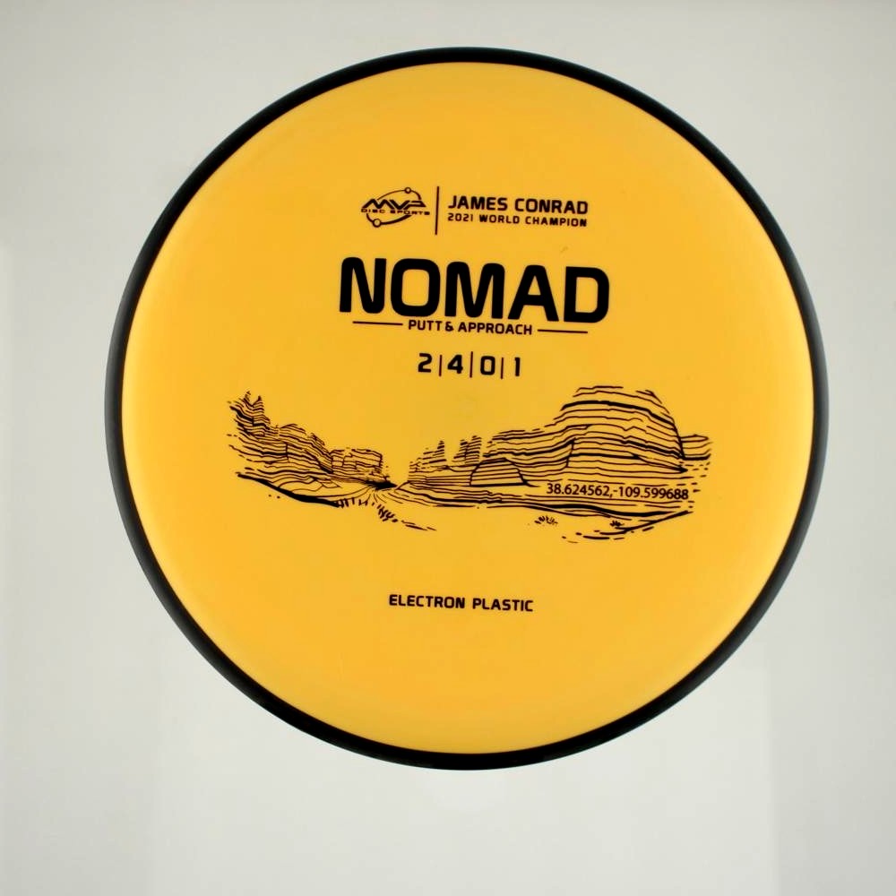 Nomad - James Conrad 2021 World Champion - Yellow - 166.2 gm -  Disc ID: 500709