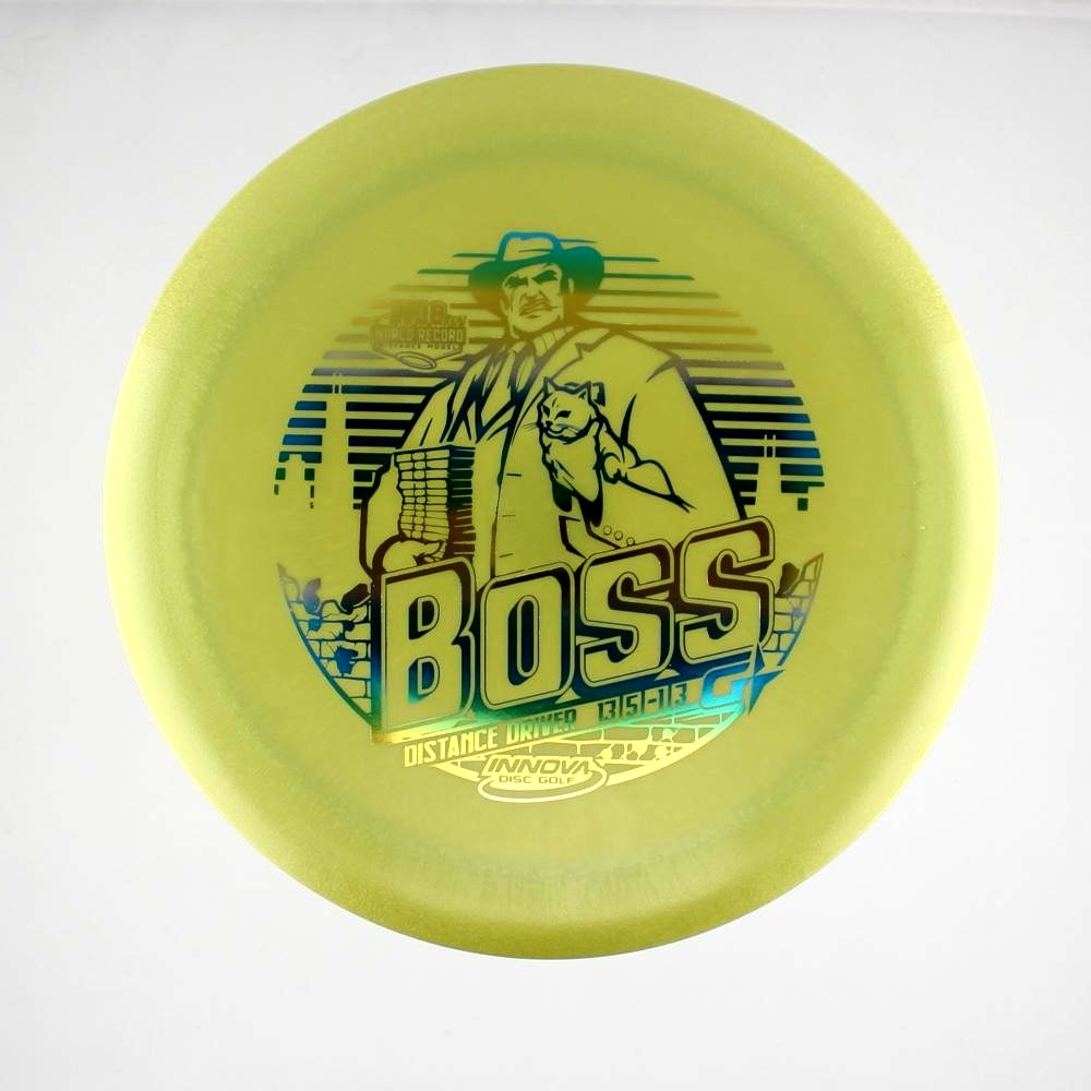 Boss - 1108 feet World Distance Record - Unique - 151.3 gm -  Disc ID: 506572