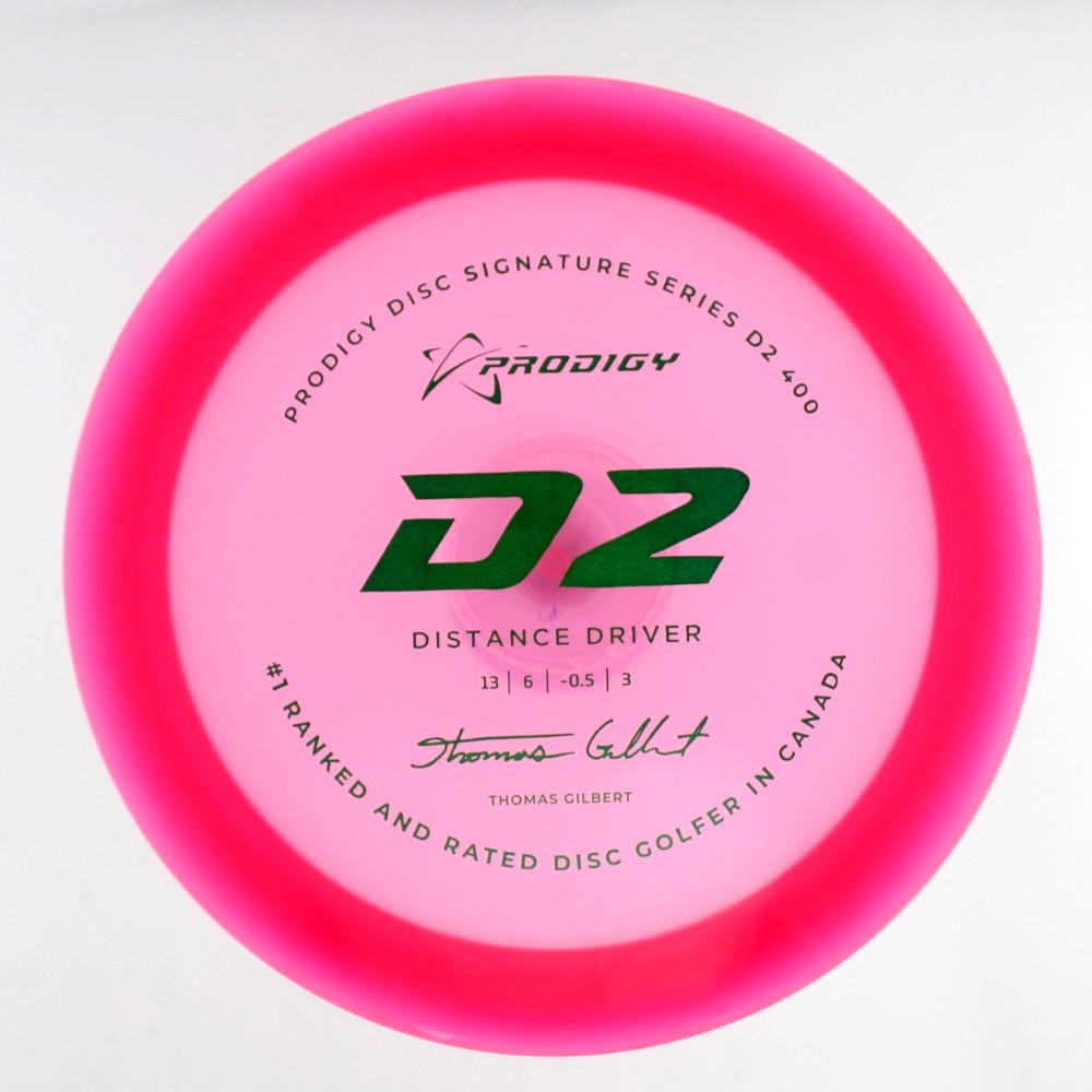 D2 - Thomas Gilbert Signature Series - Pink - 175.5 gm -  Disc ID: 516291