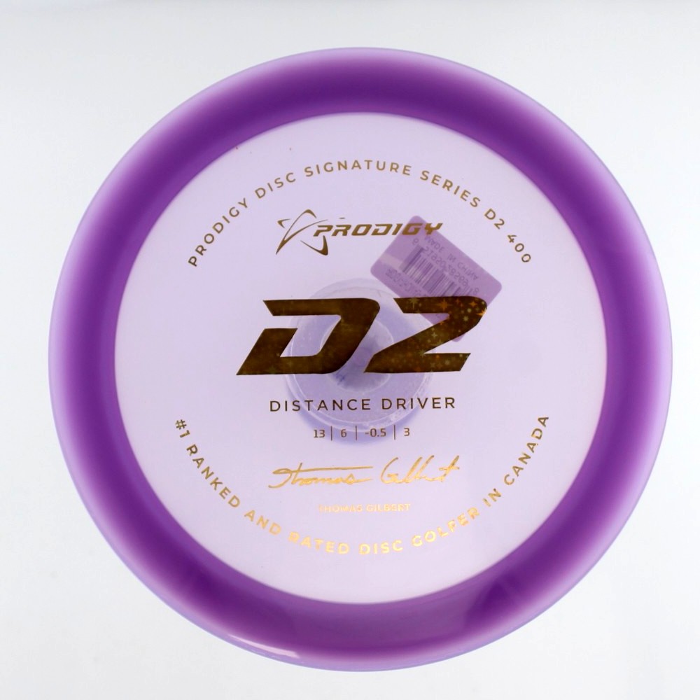 D2 - Thomas Gilbert Signature Series - Purple - 175.4 gm -  Disc ID: 516292