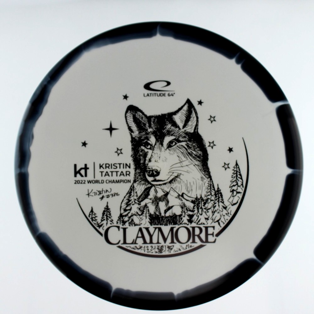 Claymore - Kristin Tattar 2022 World Champion - Black - 179.9 gm -  Disc ID: 521897