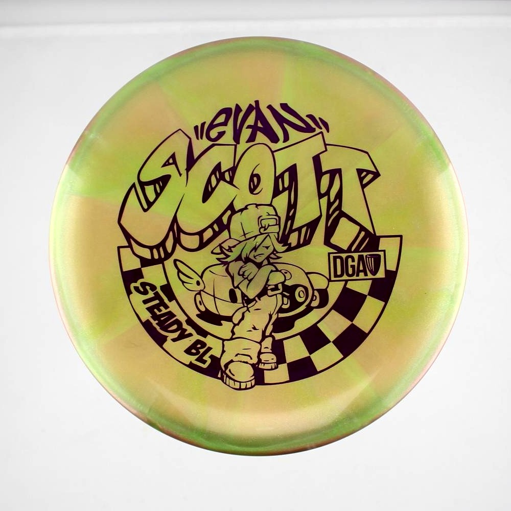 Steady BL (Beadless) - Evan Scott Tour Series - Green - 173.0 gm -  Disc ID: 535664
