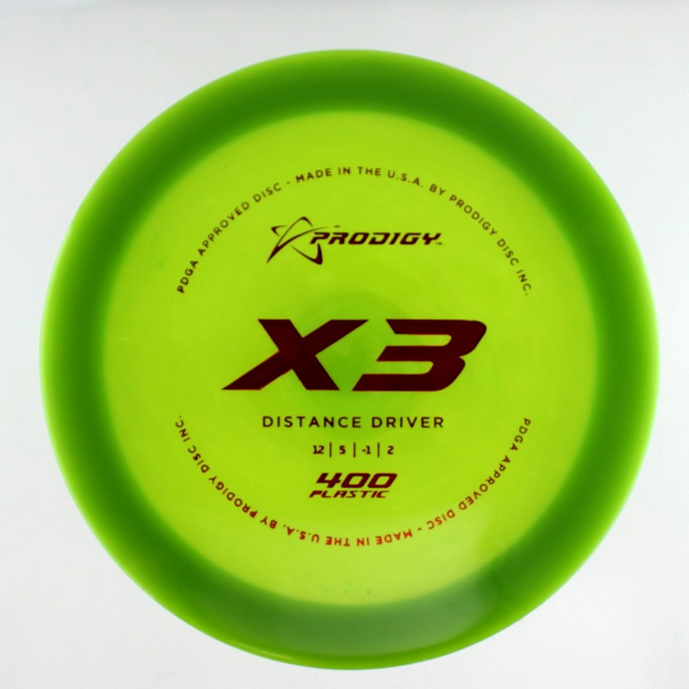 X3 - Standard - Green - 171.0 gm -  Disc ID: 537388