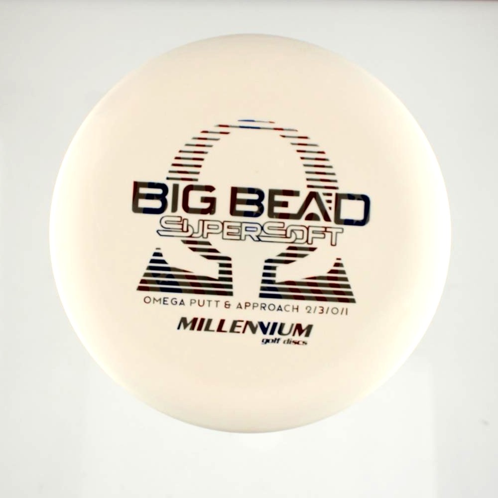 Omega Super Soft Big Bead - Standard - White - 175.6 gm -  Disc ID: 543269