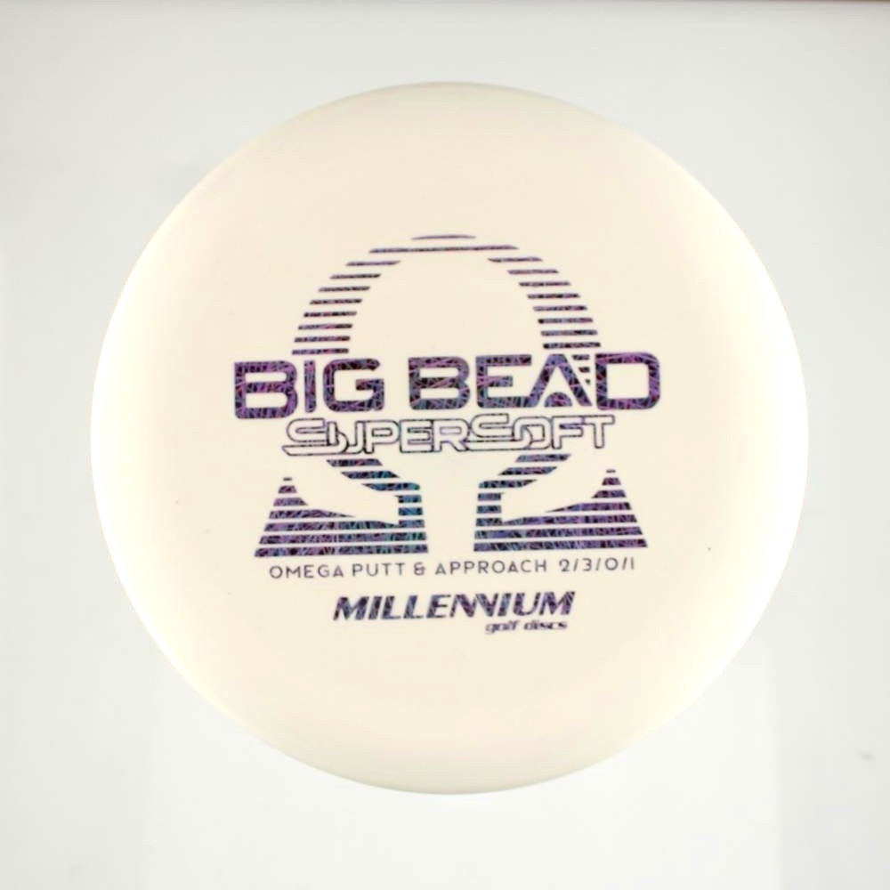 Omega Super Soft Big Bead - Standard - White - 169.2 gm -  Disc ID: 543271