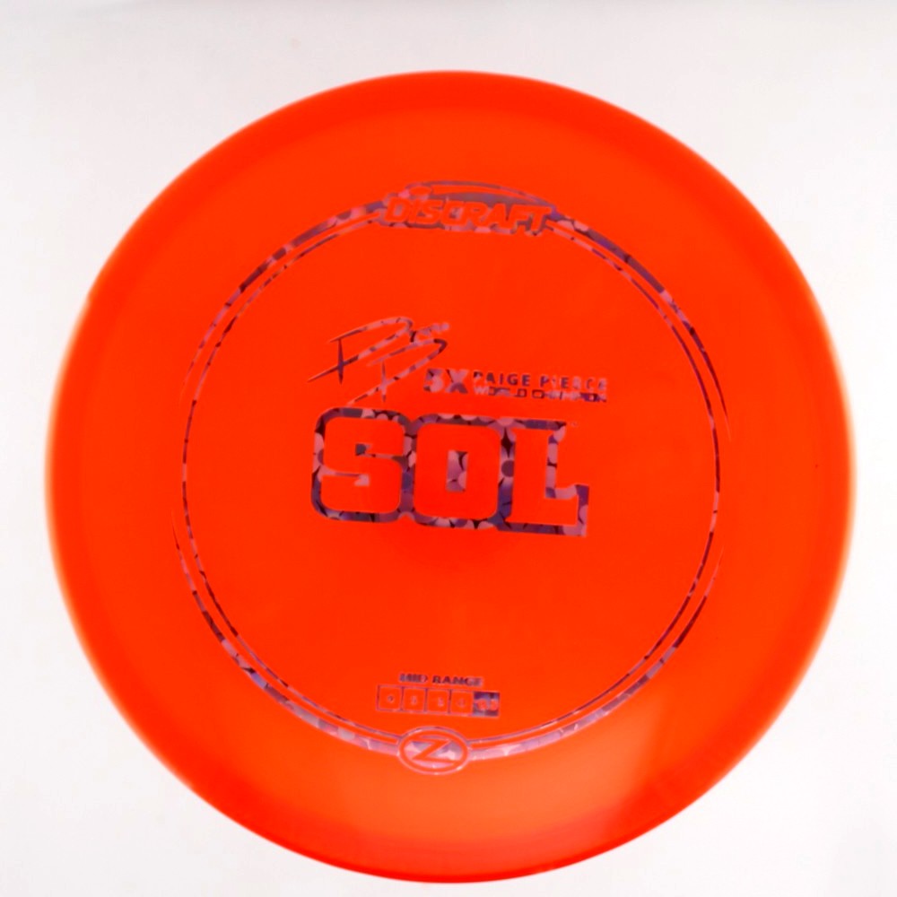 Sol - 5x World Champion Paige Pierce - Orange - 174.0 gm -  Disc ID: 544050