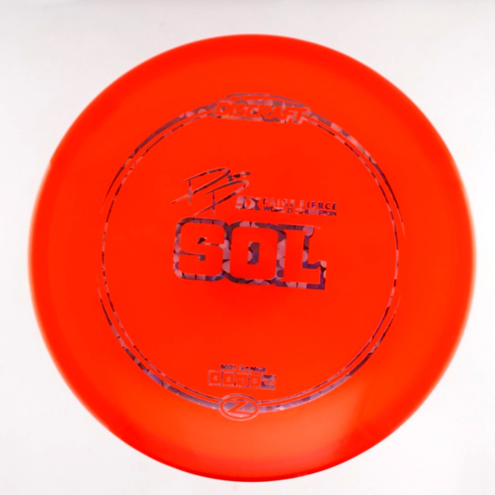 Sol - 5x World Champion Paige Pierce - Orange - 173.6 gm -  Disc ID: 544051