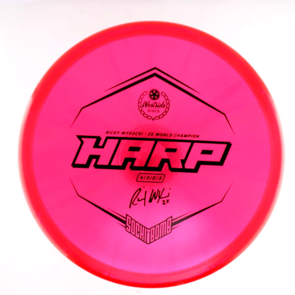 Harp - 2x Ricky Wysocki Sockibomb Stamp - Red - 175.8 gm -  Disc ID: 547874