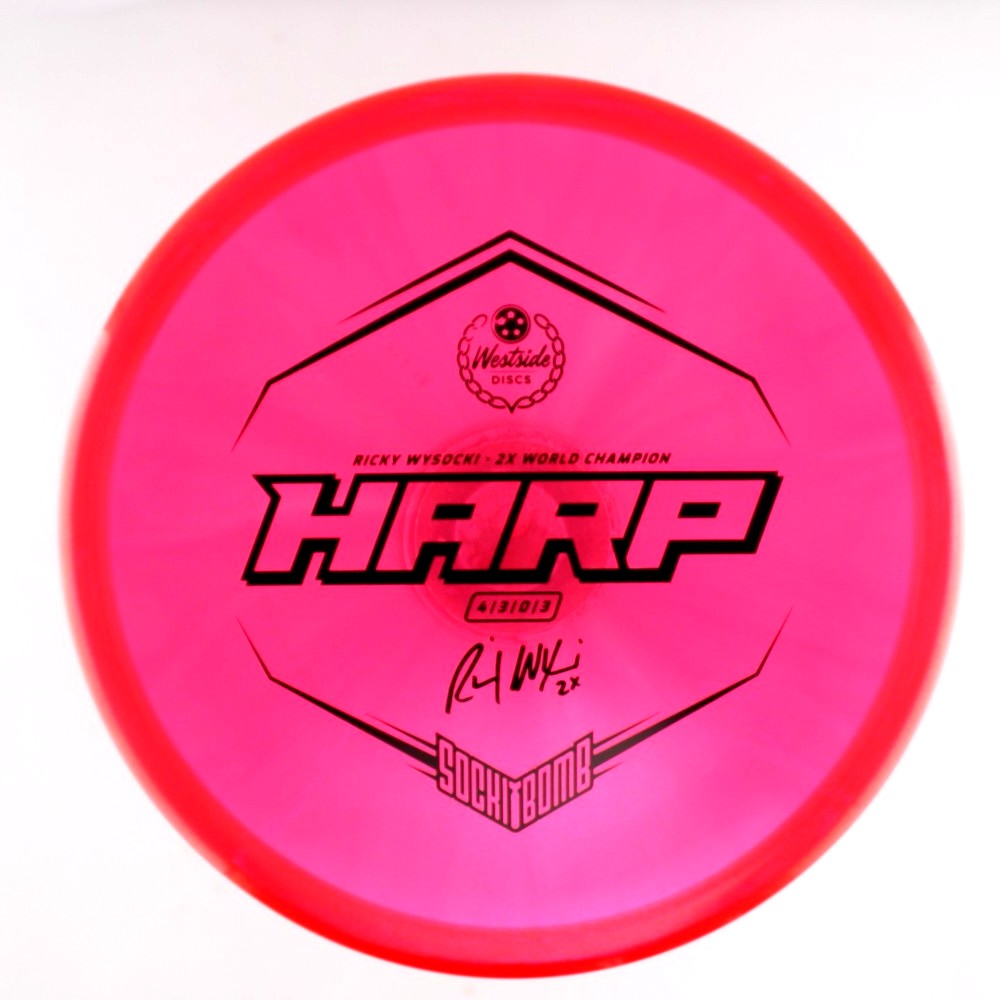 Harp - 2x Ricky Wysocki Sockibomb Stamp - Red - 175.8 gm -  Disc ID: 547875