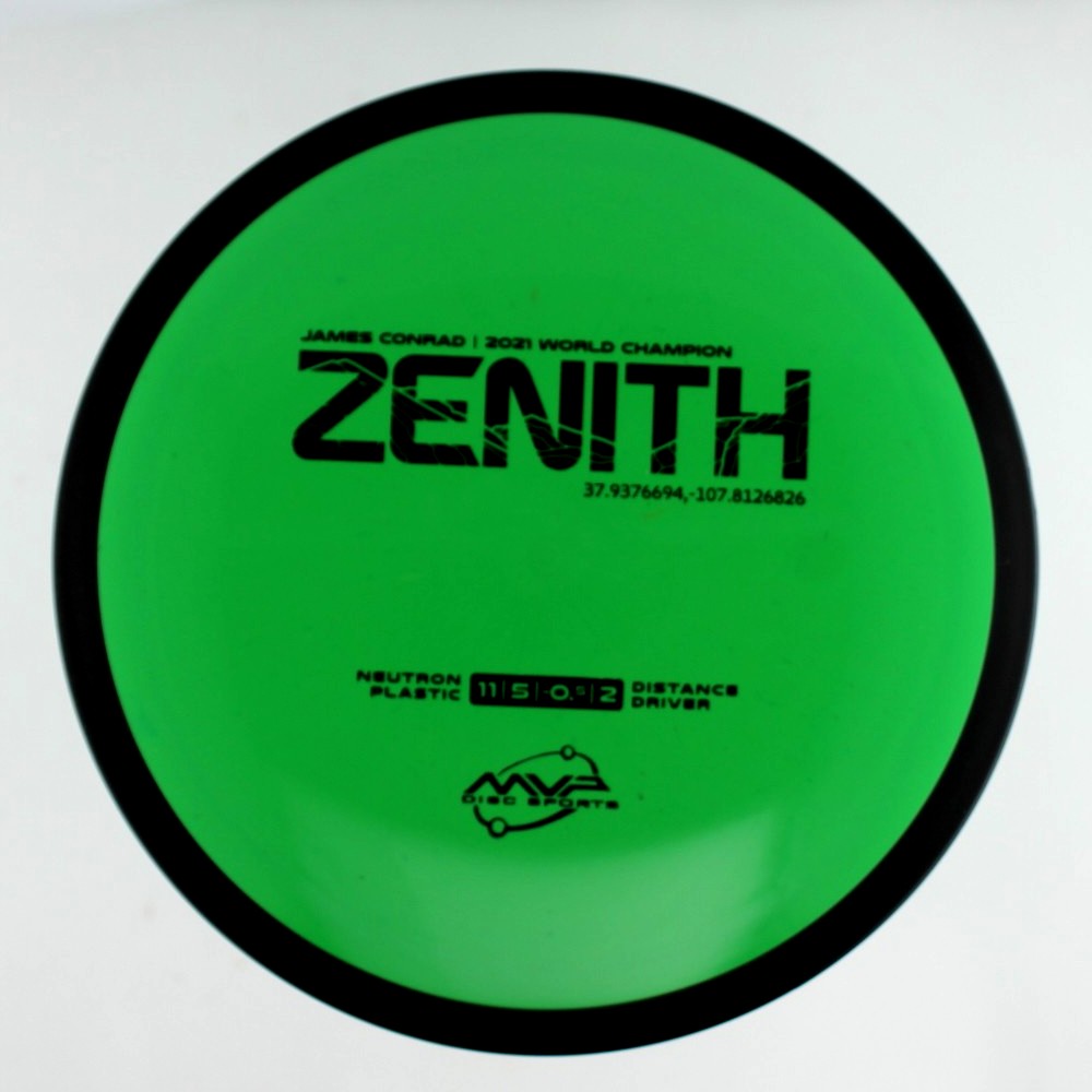 Zenith - James Conrad 2021 World Champion - Green - 172.4 gm -  Disc ID: 555048