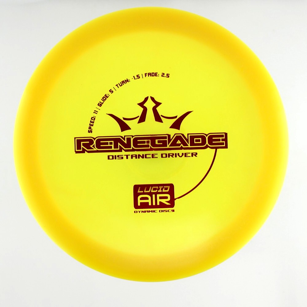 Renegade - Standard - Yellow - 158.2 gm -  Disc ID: 556621