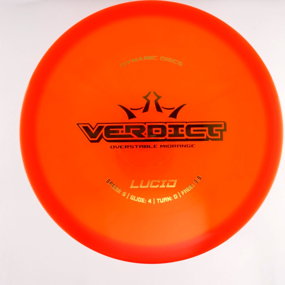 Verdict - Standard - Orange - 174.2 gm -  Disc ID: 556664