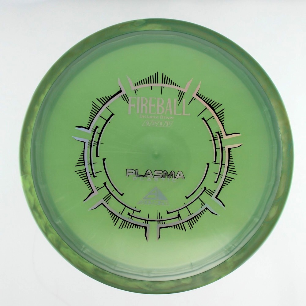 Fireball - Standard - Green Rim - 167.1 gm -  Disc ID: 558217