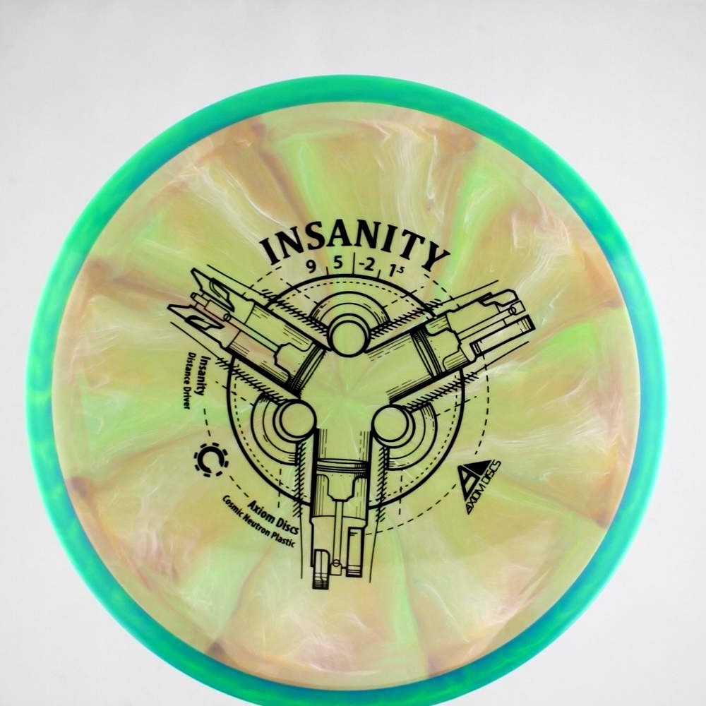 Insanity - Standard - Green Rim - 156.3 gm -  Disc ID: 558253