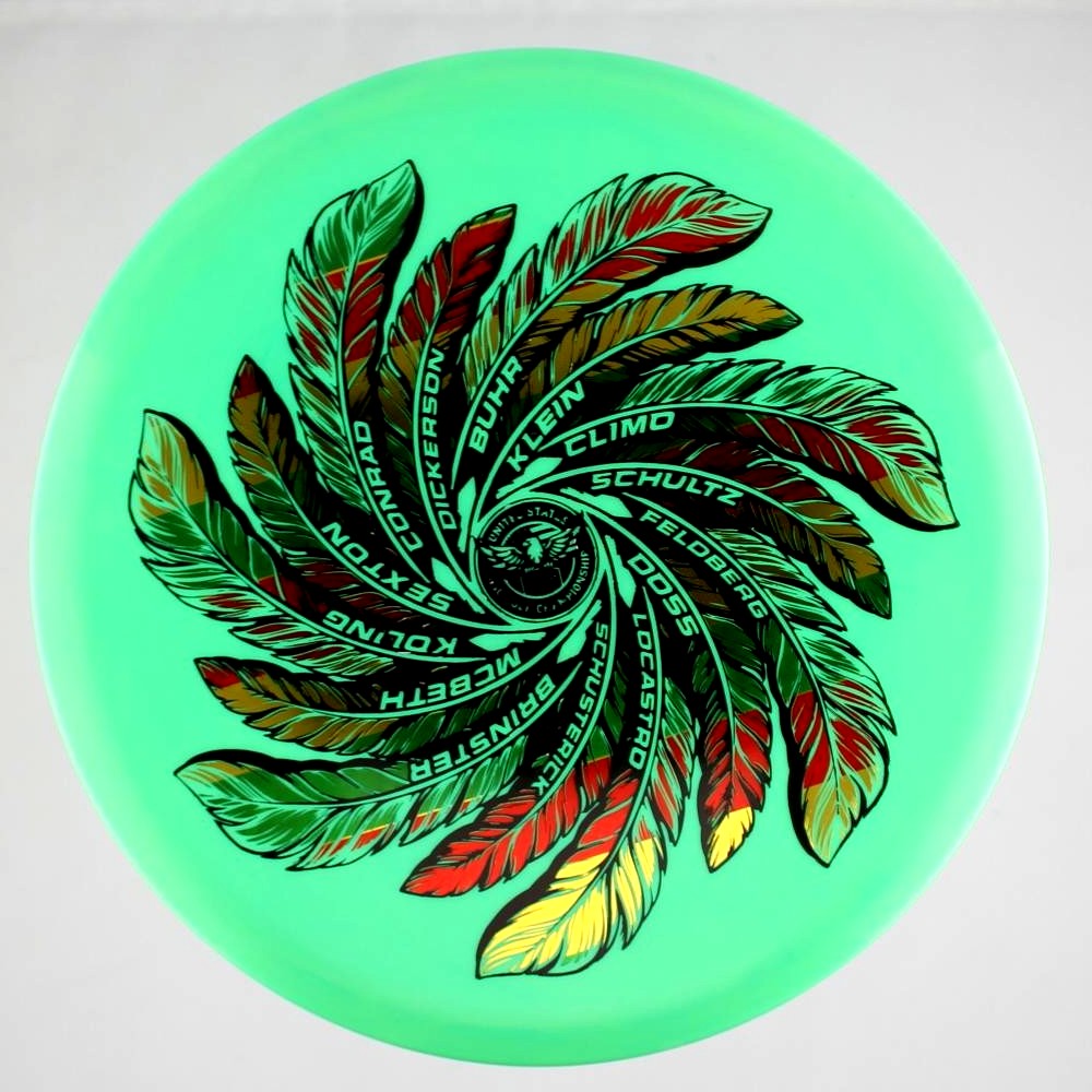 Roc - USDGC Pantheon Plume - Green - 181.2 gm -  Disc ID: 558868