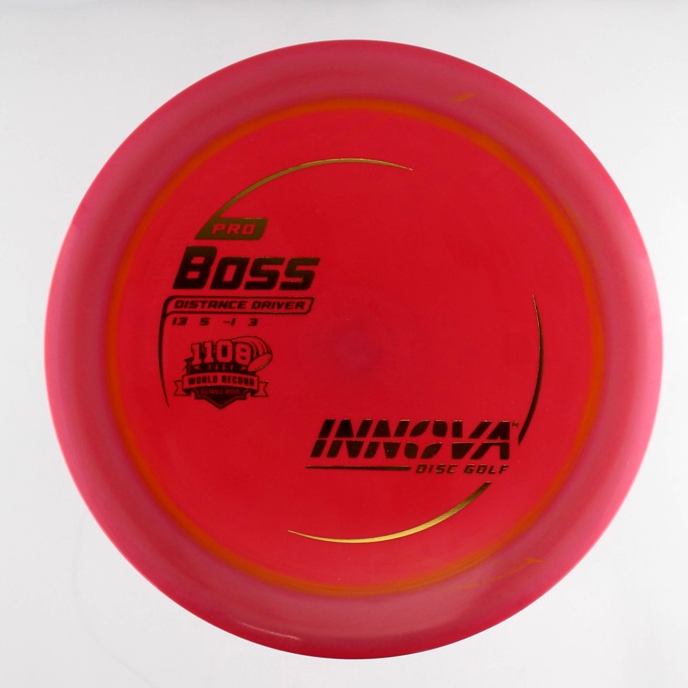Boss - 1108 feet World Distance Record - Pink - 173.2 gm -  Disc ID: 559212