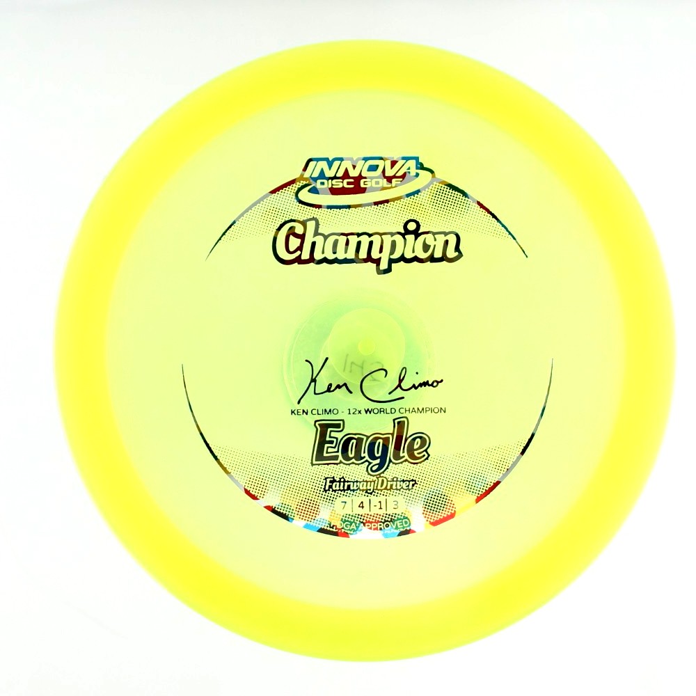 Eagle - 12x World Champion Ken Climo - Yellow - 146.3 gm -  Disc ID: 562040