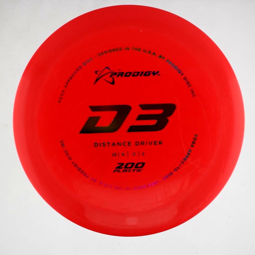 D3 - Standard - Red - 153.1 gm -  Disc ID: 567372