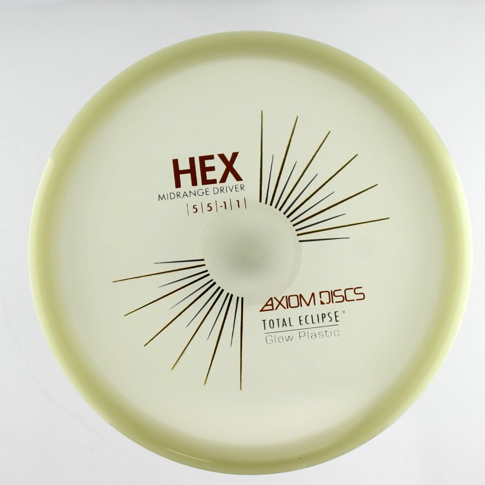Hex - Standard - Day Glo Rim - 175.1 gm -  Disc ID: 567490