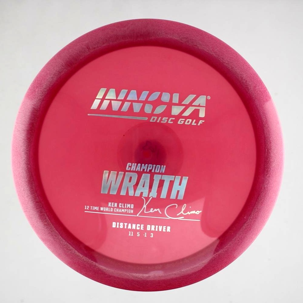 Wraith - 12x World Champion Ken Climo - Raspberry - 163.7 gm -  Disc ID: 568534