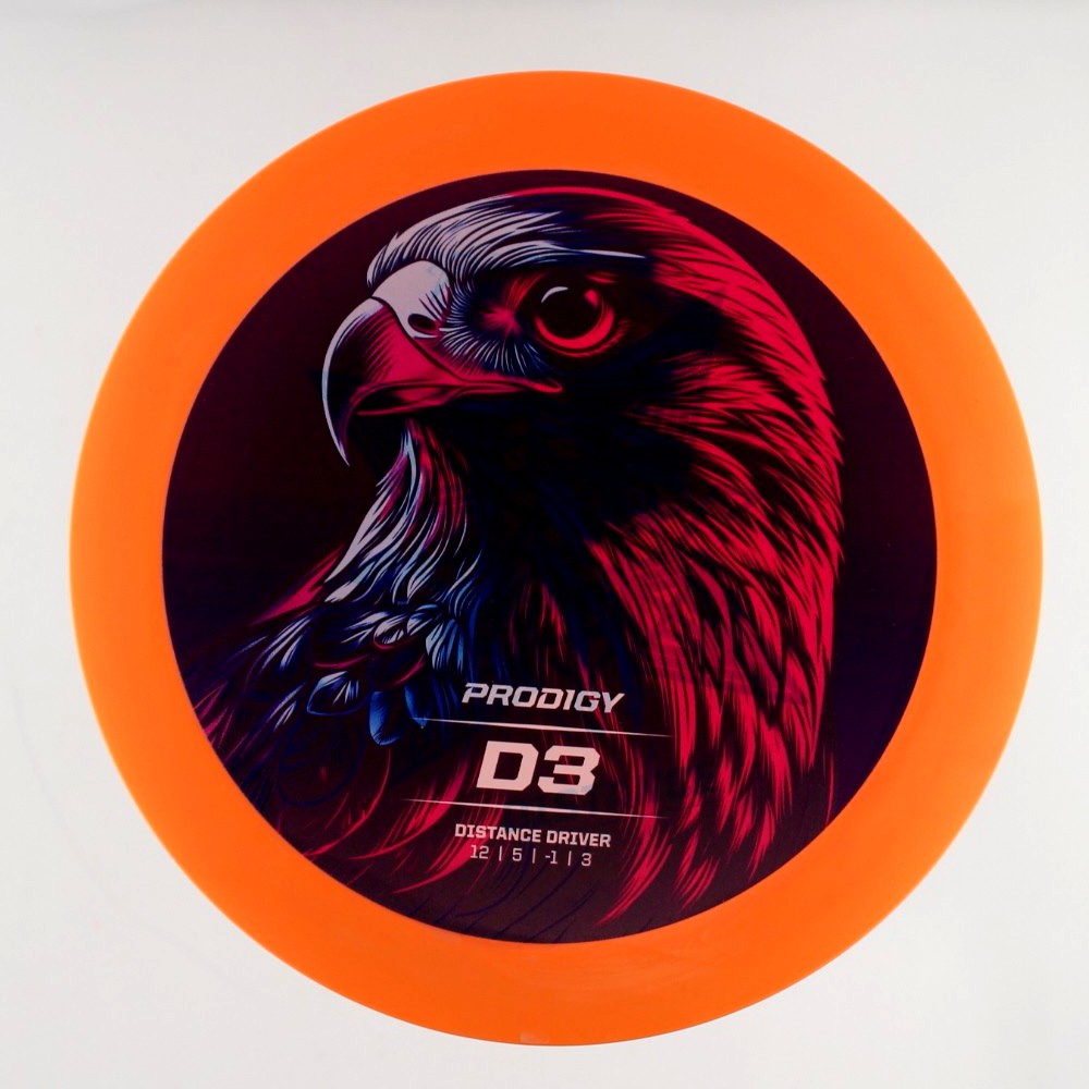 D3 - Retro Flight Series - Orange - 154.4 gm -  Disc ID: 569511