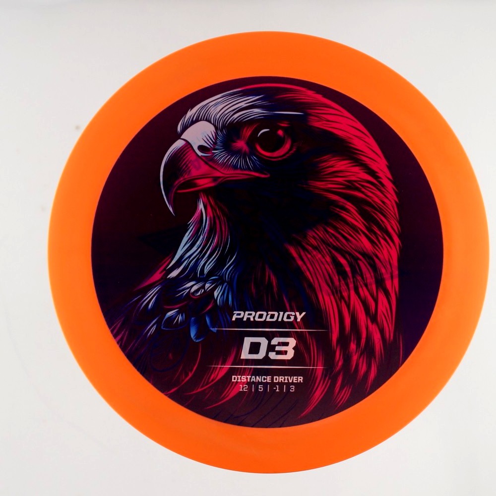 D3 - Retro Flight Series - Orange - 151.6 gm -  Disc ID: 569512