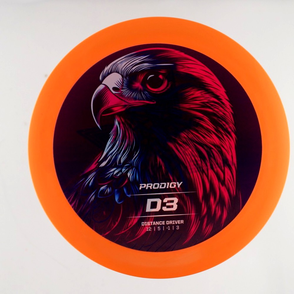 D3 - Retro Flight Series - Orange - 153.9 gm -  Disc ID: 569513